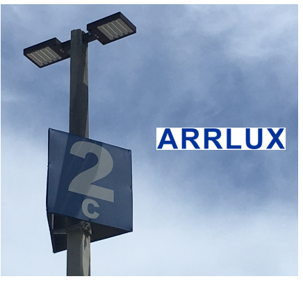 Airport high mast area lighting by Arrlux Airport high mast area lighting